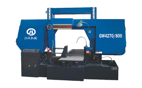 南朗镇GW4270/800双柱龙门卧式带锯床